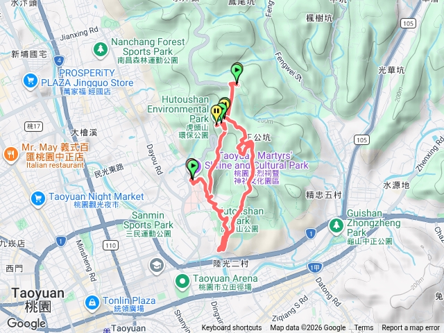 桃園虎頭山 繞行一圈的輕裝登山預覽圖
