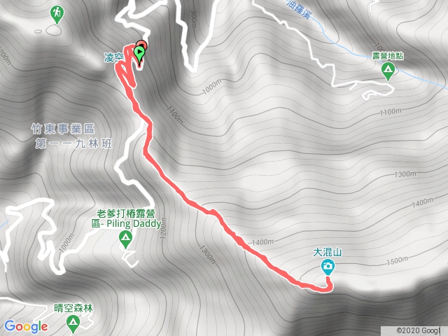 凌空廊道-大混山來回