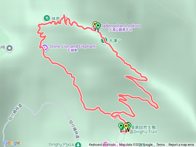 頂湖大凍山步道