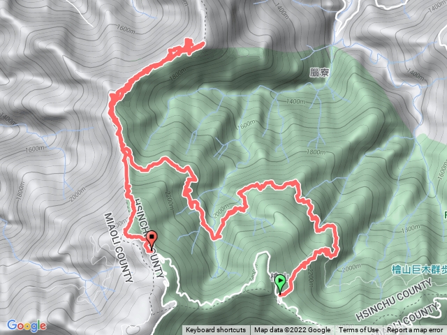 檜山神木、樂山鐵道、鹿坑山、南比林山、尤命神木連走