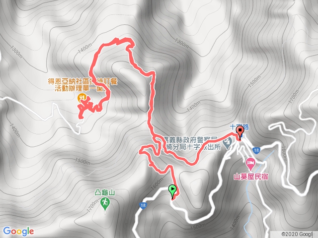 嘉義縣阿里山鄉得恩亞納-十字路火車站