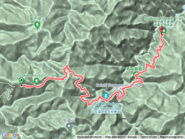 霞喀羅古道 石鹿往養老