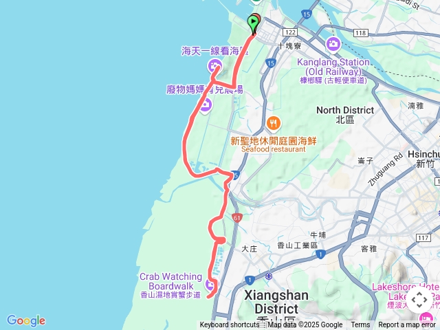 新竹 南寮 17KM海岸自行車道 南寮--賞蟹步道