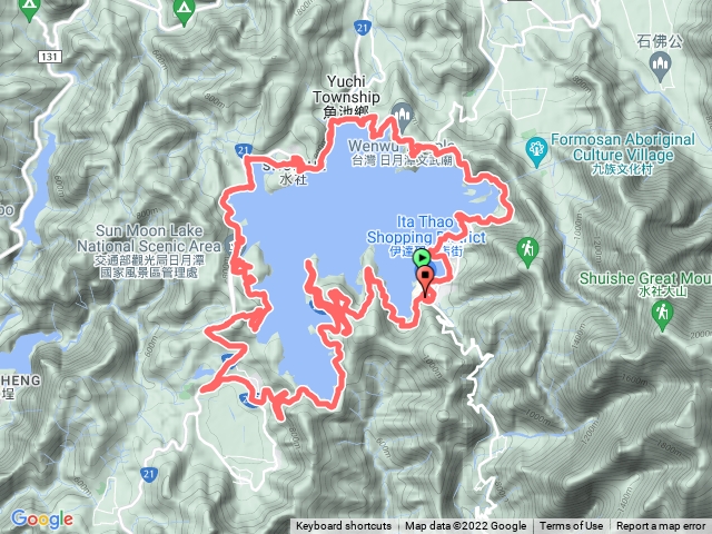 日月潭自行車環潭