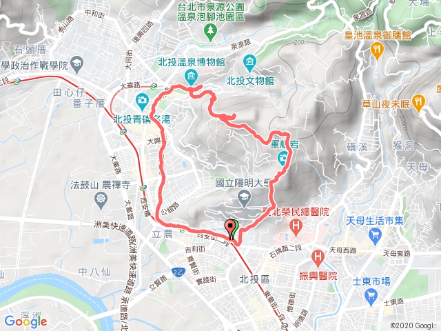 軍艦岩 新北投公園