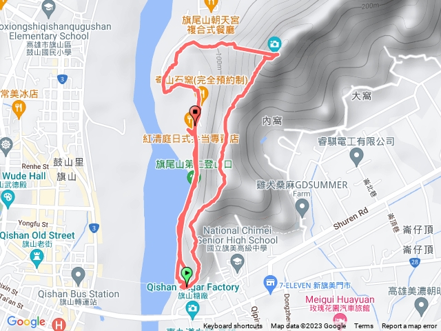 旗尾山第一登山口