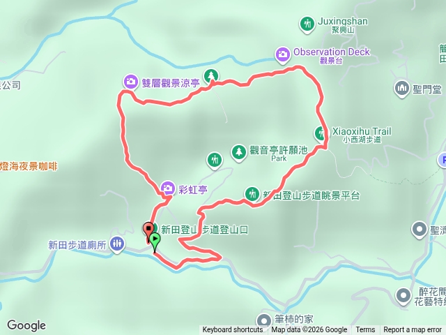 新田登山步道3上1下預覽圖