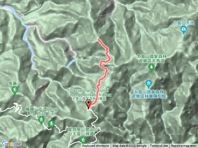 大雪山之烏石坑山