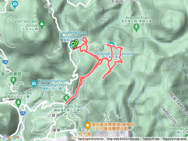 擎天崗絹絲瀑布步道