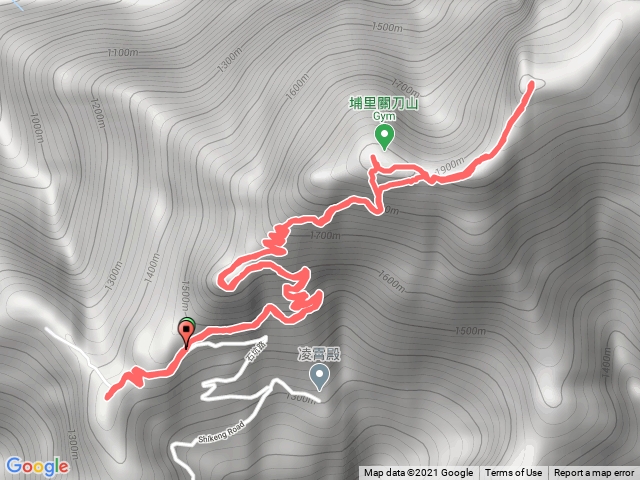 關刀山-關刀山西峰-西關刀山北峰2021.4.3