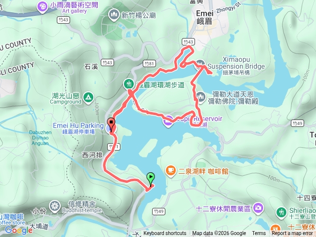 峨眉湖步道預覽圖