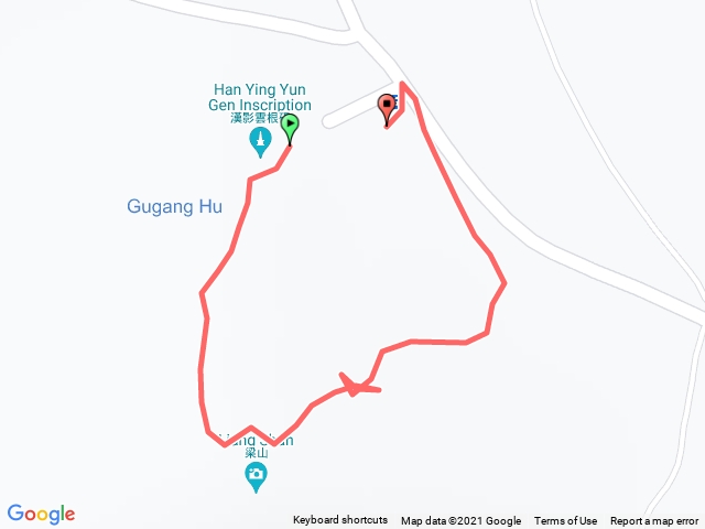 金門梁山登山道