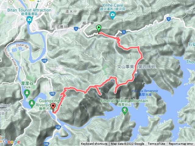 雞心尖中嵌山O形走