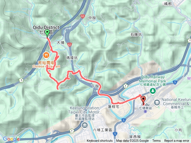 2025.02.15阿丁1健行-七堵-石獅山、石象山、中埔山、港口山、中埔東峰、雄風峭壁下港口公車站牌、直奔七堵火車站預覽圖