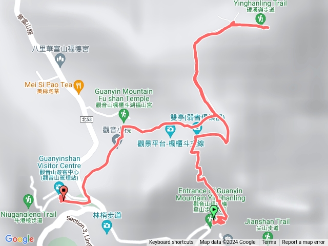 硬漢嶺-楓櫃斗湖登山步道