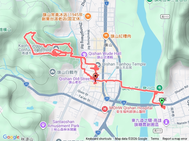 高雄旗山半日遊：旗山糖廠-地景橋-武德殿-孔廟-旗山老街