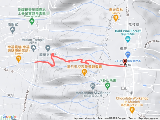 社頭 石頭公三坑步道