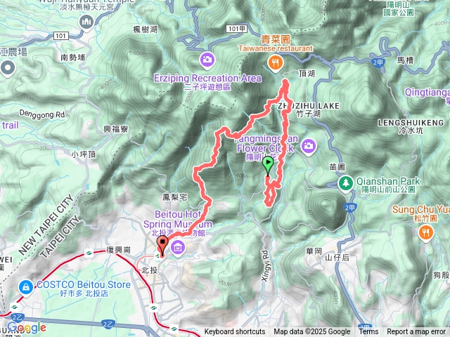 風尾步道-竹子湖青楓步道-中正山