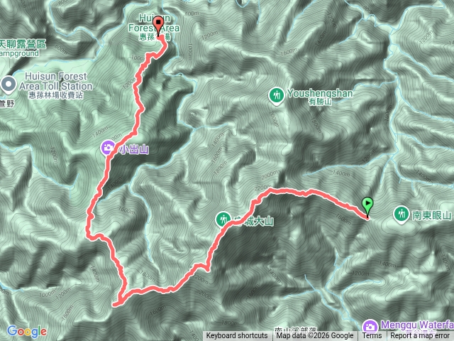 2025-12-24 [南投仁愛] 惠蓀Q聖兩天一夜縱走 DAY2｜南東眼山 → 守城大山 → 守關山 → 關刀山 → 小出山 → 惠蓀林場｜埔里六秀預覽圖