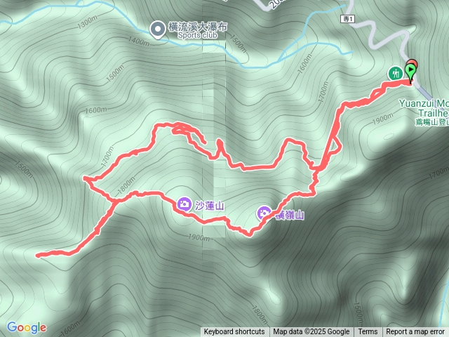 橫沙笛健走,橫嶺山、沙蓮山、笛吹山