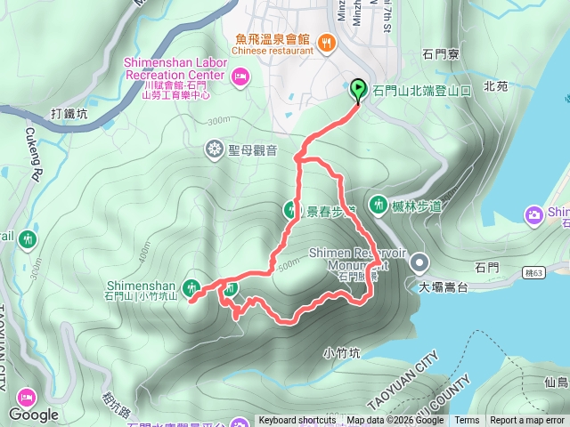 石門山北端三角點+環湖
