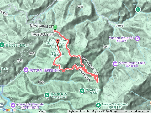 志繼山-東眼山-拉卡山-卡外山預覽圖
