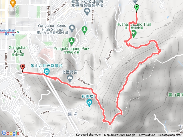 慈惠堂、九五峰、姆指山、象山