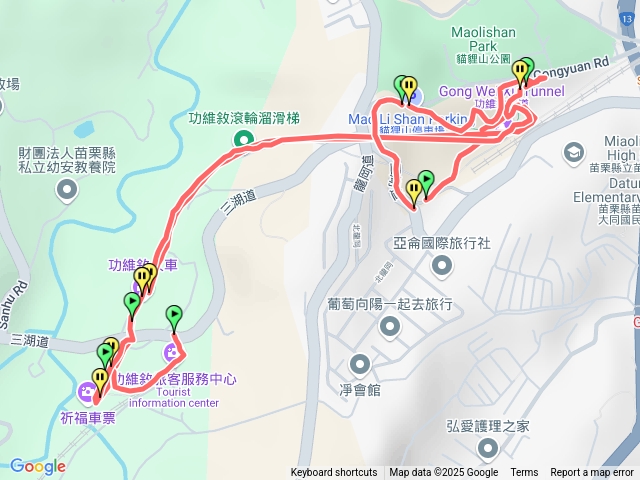 功維敘隧道-貓狸山公園