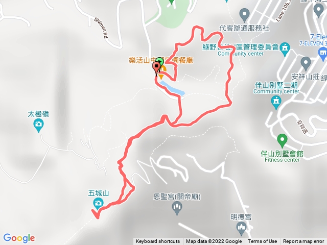 山中湖文筆山登山口-天上山縱走-五城山喝茶-山中湖另一個出口下山