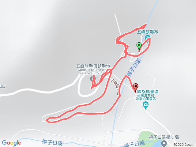 五旗峰瀑布聖母院