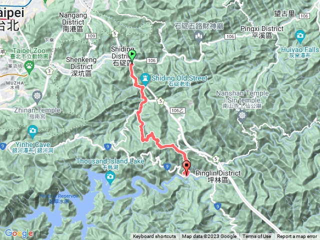 淡蘭古道南段上(雙溪口+外按古道+月扇湖山+獵狸尖+黃櫸皮寮)