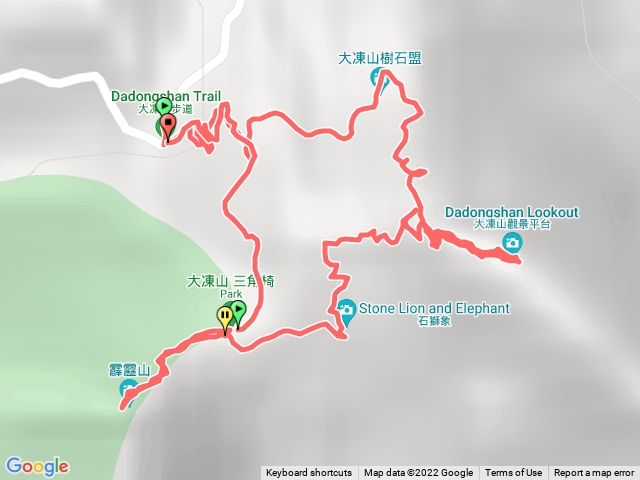 奮起湖大凍山霹靂山