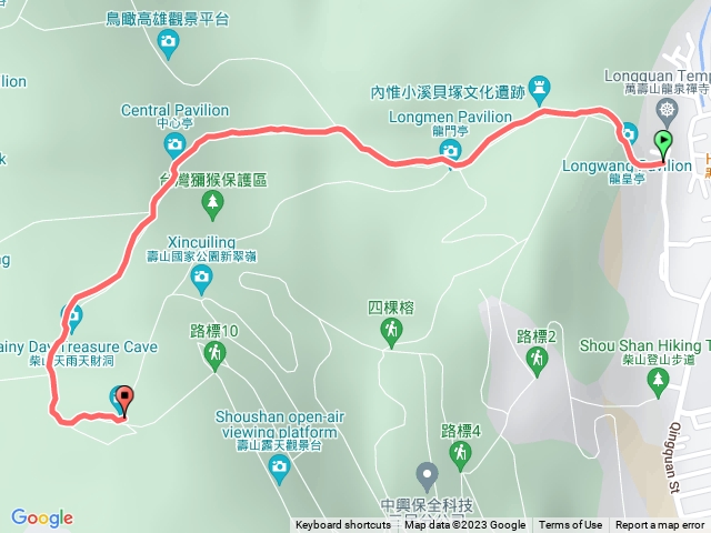柴山龍泉寺登山口到盤榕