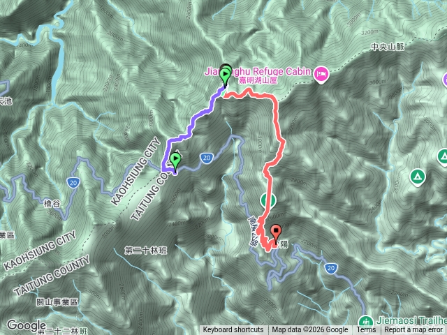 關山嶺山縱走魔保來山預覽圖