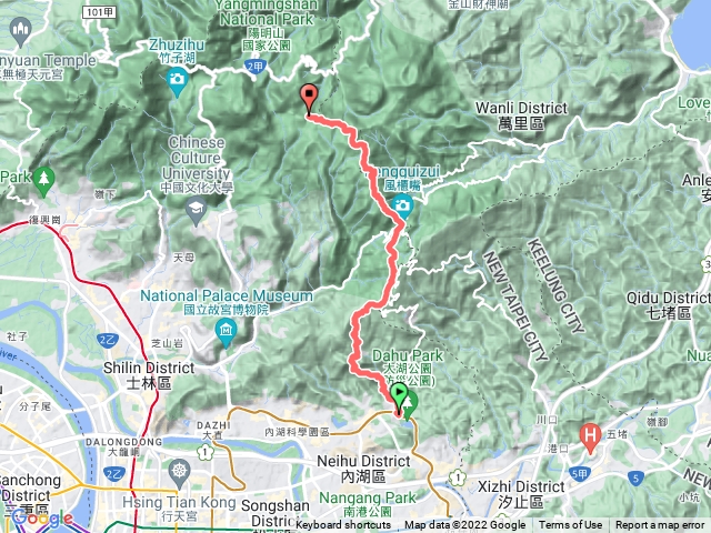 大湖公園上擎天崗