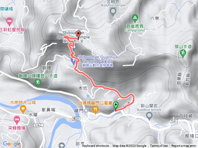 獅頭山門牌到望月亭