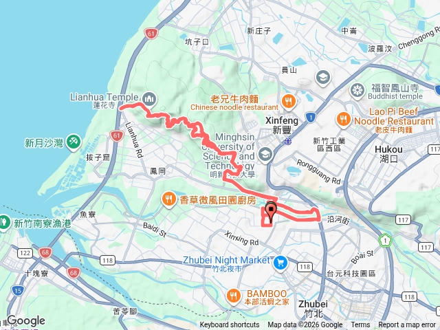 溝背到蓮花寺牌樓來回