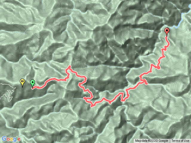 霞喀羅古道（石鹿進養老出）