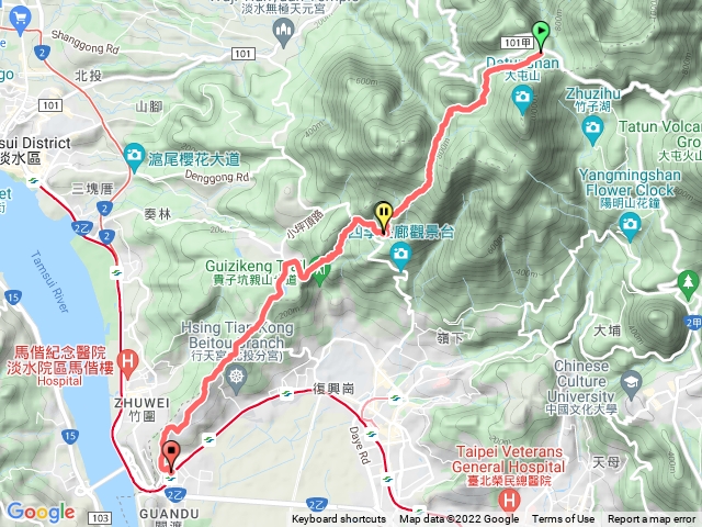 台北大縱走第一段＿下山