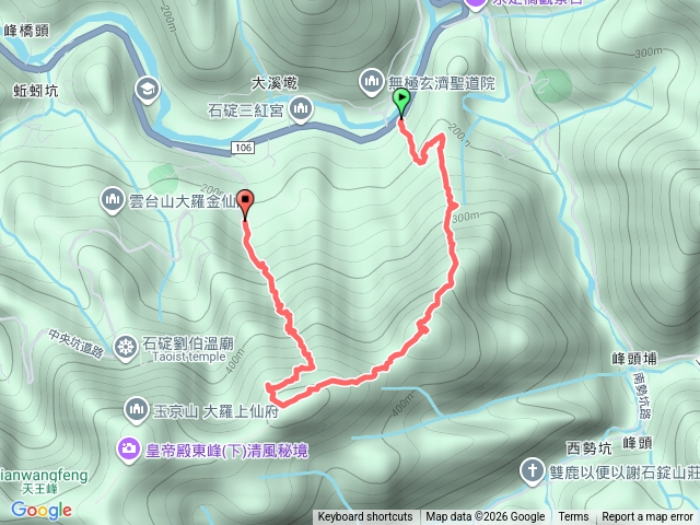 鷹嘴尖→石霸尖山→小霸尖山