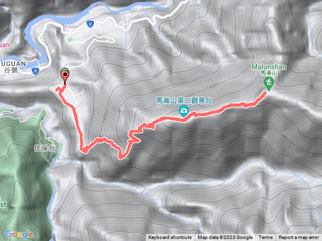 231202 谷關七雄_馬崙山二刷