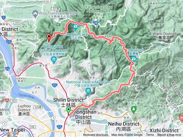 陽明山十六連峰