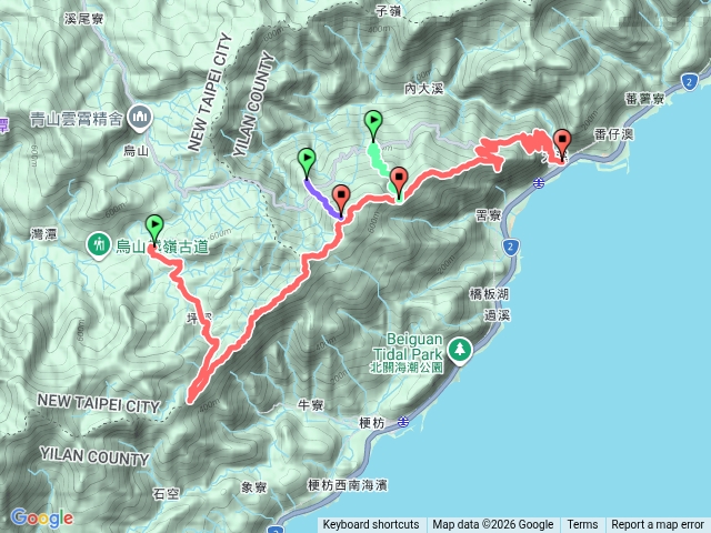SBT雪山山脈大縱走：第二段前段（坪溪、叢雲山、窖寮山、七兄弟山、鷹石尖出大溪）