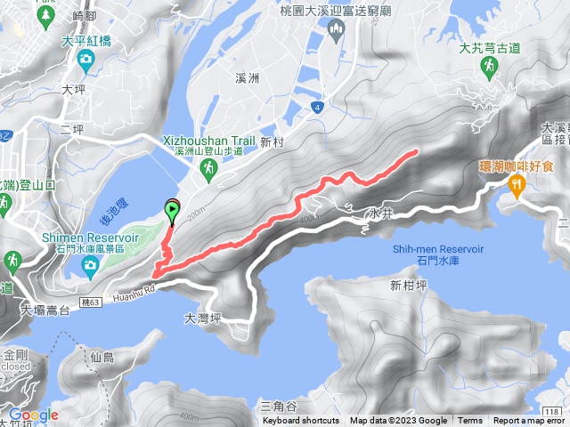 溪州公園至溪州山來回