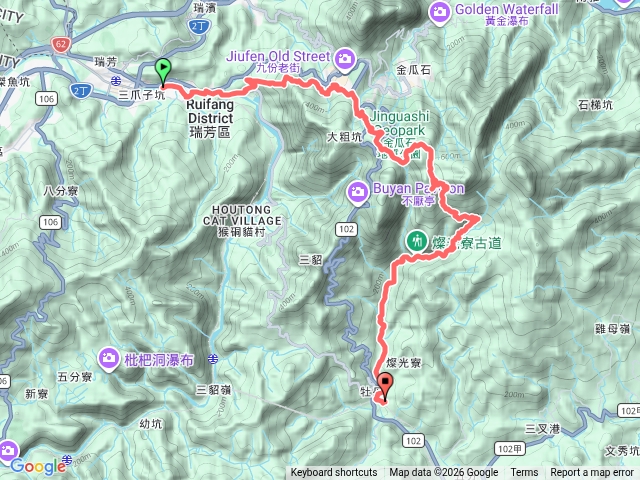 淡蘭古道（瑞芳-九分-燦光寮古道-牡丹車站）預覽圖