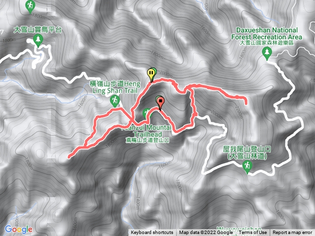 12／18鳶嘴，稍來，橫嶺