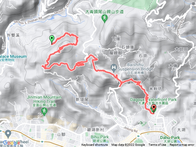 20221212翠山步道大崙尾山圓覺瀑布