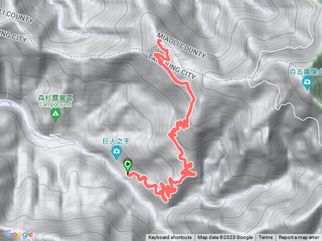 永安山雪山坑林道進出