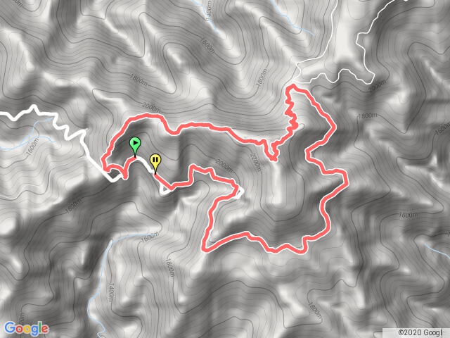 鳶嘴山 稍來山緃走