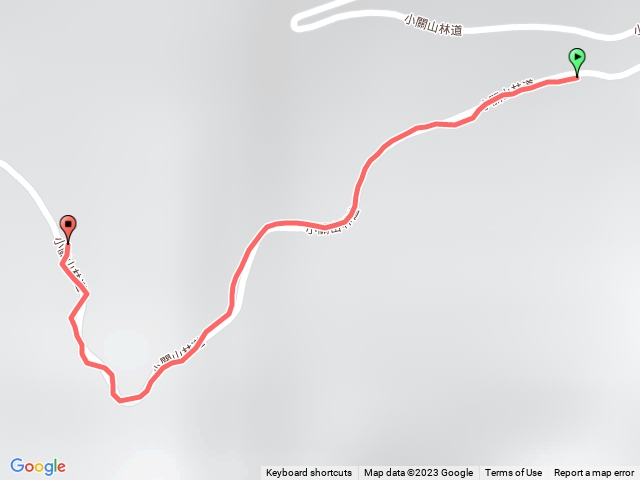 小關山林道2023/04/01路況